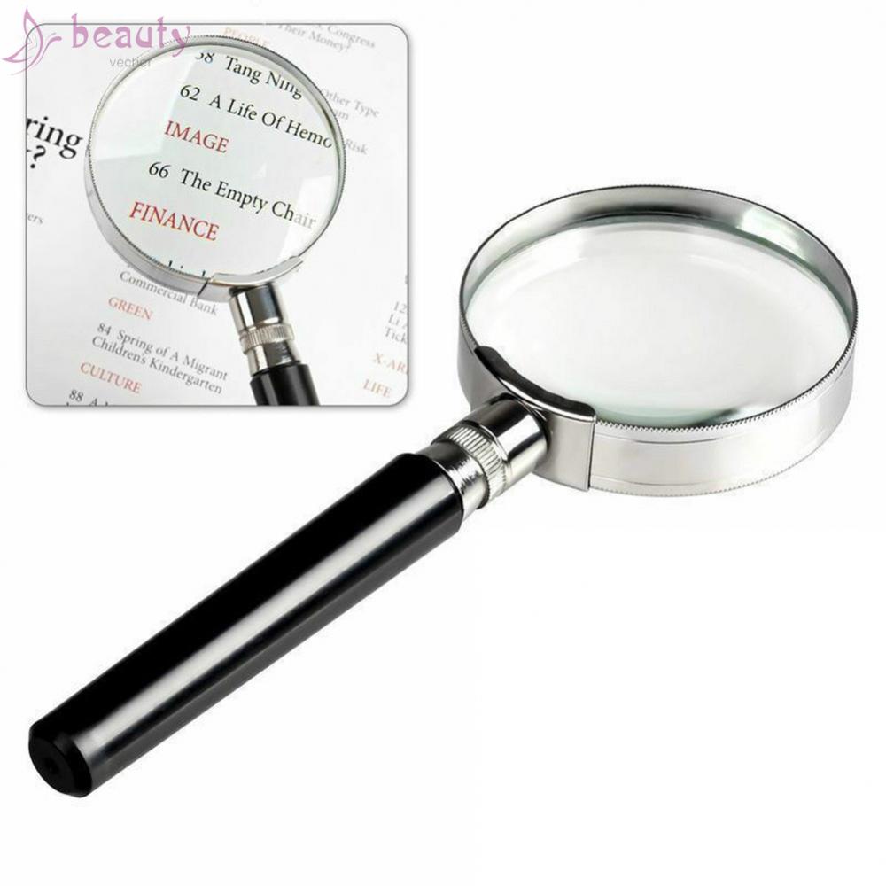 BEAUTYVE~Magnifier Magnifying 10X 50mm Compact Handheld Lightweight Magnification