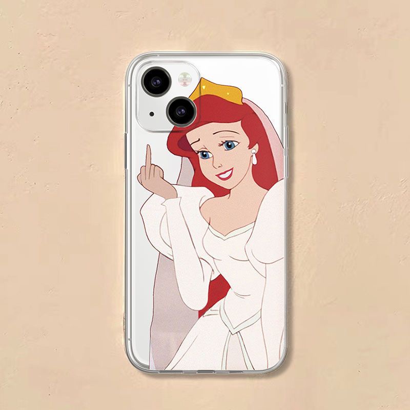 Ốp Điện Thoại In Hình Công Chúa Disney Cho IPhone 6 6S 11 7 8 Se 2020 X XR XS Plus 12 13 14 PRO mini MAX