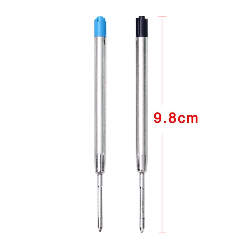Set 10 Ruột Bút Bi Thay Thế Mực Xanh / Đen Ngòi 1mm