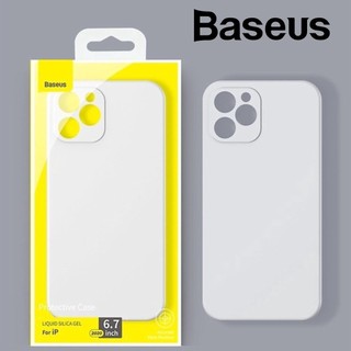 Ốp lưng kháng khuẩn Baseus Liquid Silica Gel Protective Case dành cho iPhone 12 Pro_ Hàng Chính Hãng