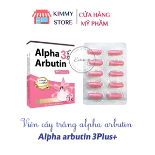 10 Viên cấy trắng alpha arbutin 3plus thái lan kích trắng