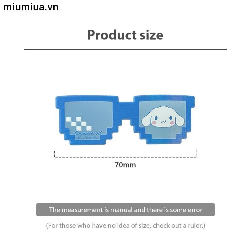 miumiuaKẹp Tóc Hình Mắt Kính Sanrio Dễ Thương Phong Cách Hàn Quốc Cho Cặp Đôi