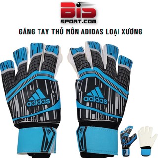 Găng Tay Thủ Môn Adidas Loại F1 - Có Xương Hỗ Trợ Ngón Tay Chống Lật - Màu Xanh Biển