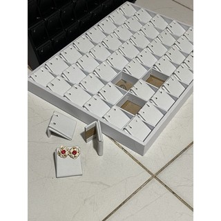 khay da không nắp trưng được 48 đôi bông 24x32cm