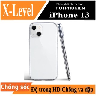 Ốp lưng chống sốc cho iPhone 13 / 13 Pro / 13 Pro Max mỏng 0.8mm hiệu X-Level Sparkling Series