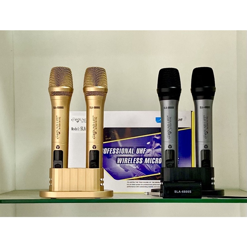Micro đa năng kiêm sạc không dây chính hãng SOUNDLIFE SLA-6800S tiếng ấm cực kỳ hay