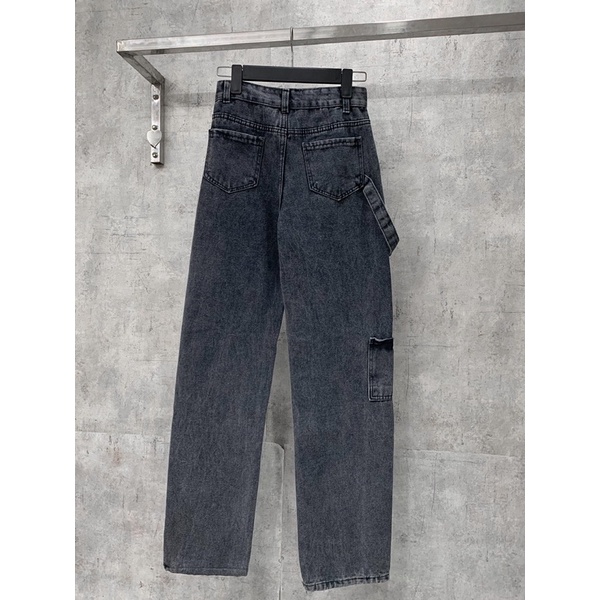 Quần Túi Hộp Vòng Cung Có Kèm Đai