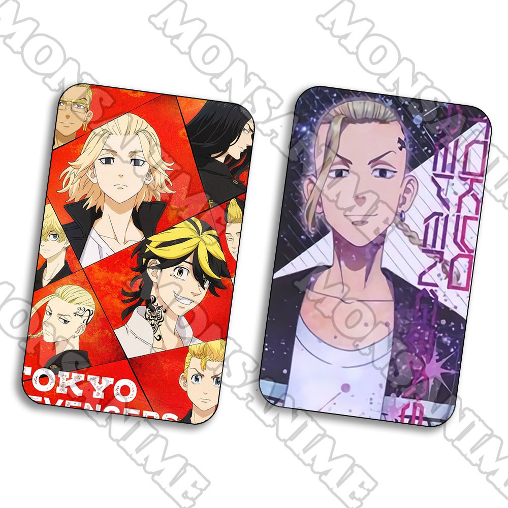 Ảnh thẻ in hình game TOKYO REVENGERS ver Ánh sao tím card bo góc viền 5*8cm anime chibi xinh xắn sưu tầm