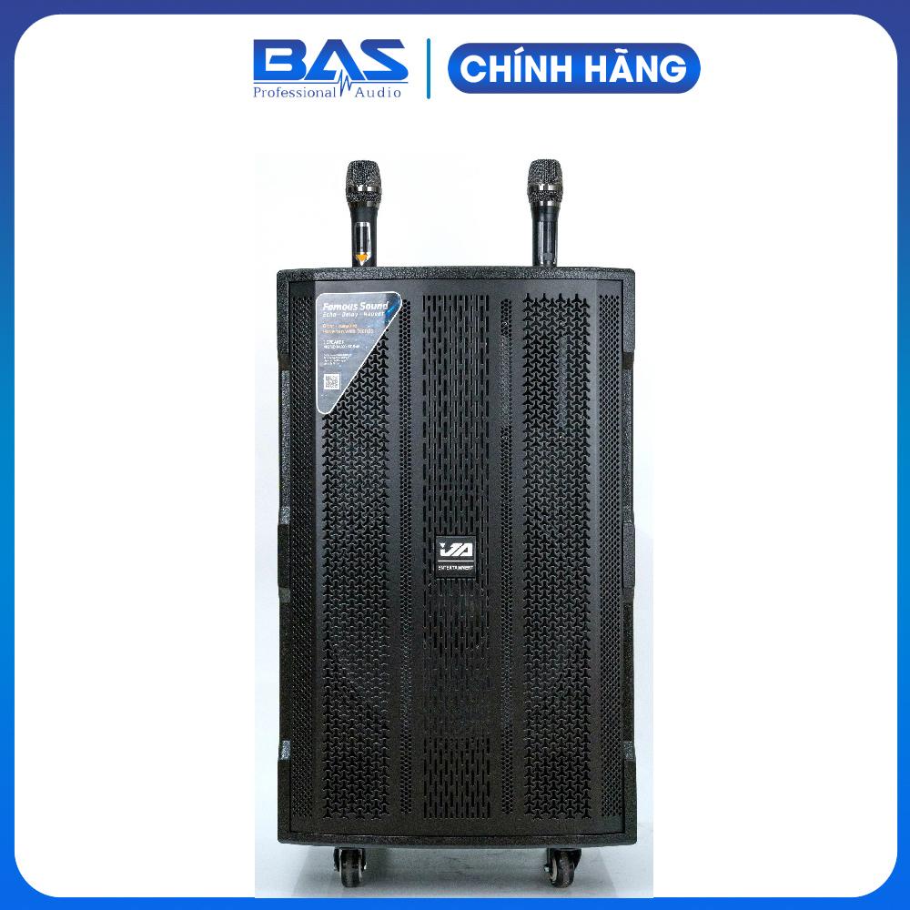 Loa di động JA, loa kéo bass 40cm công suất 600w chỉnh delay hát karaoke cực hay