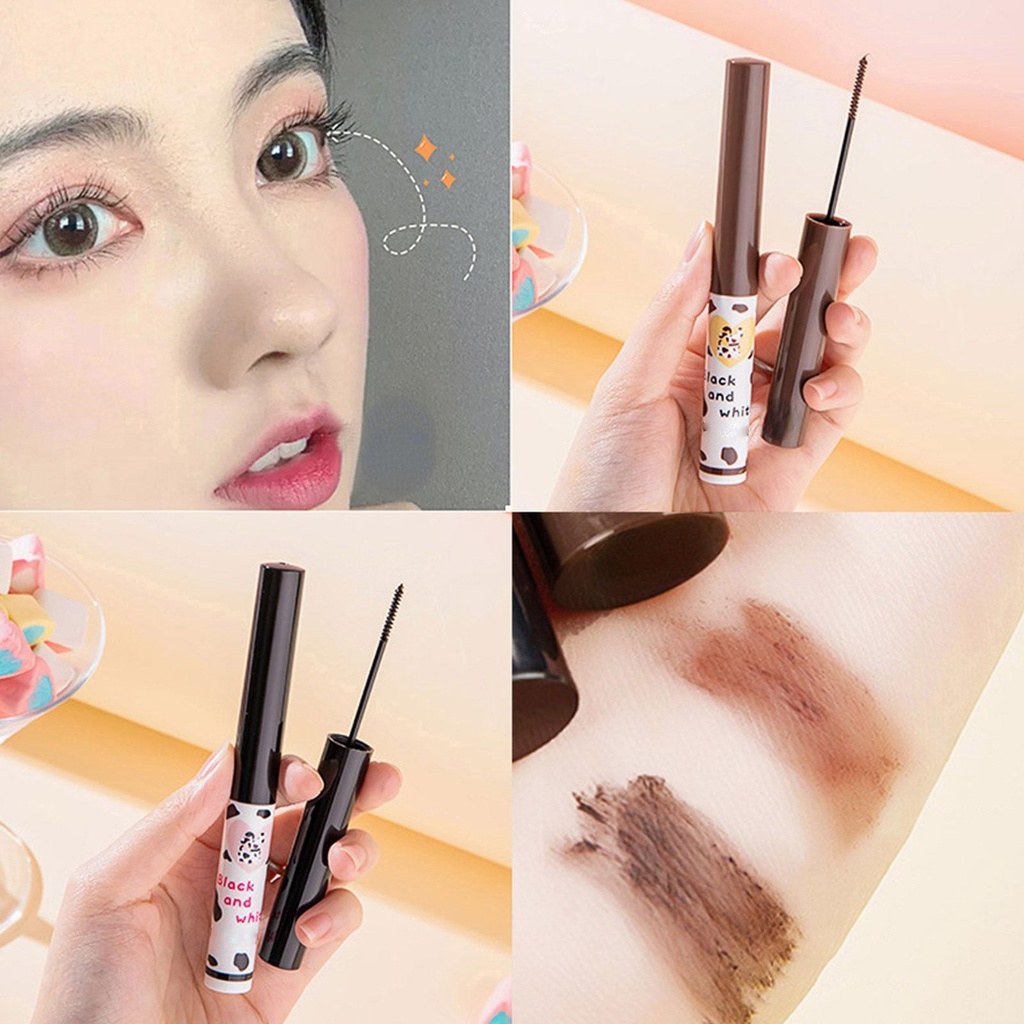 Ultra Mascara HLLR Làm Cong Và Dày Mi Chống Thấm Nước Màu Đen / Nâu