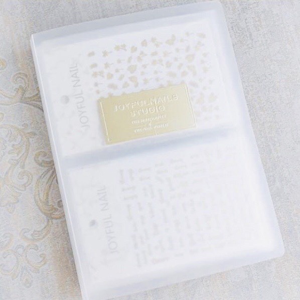 (Hàng mới về) Sổ Đựng Sticker Dán Móng, Phụ kiện sổ sicker , sổ đựng sticker trong suốt