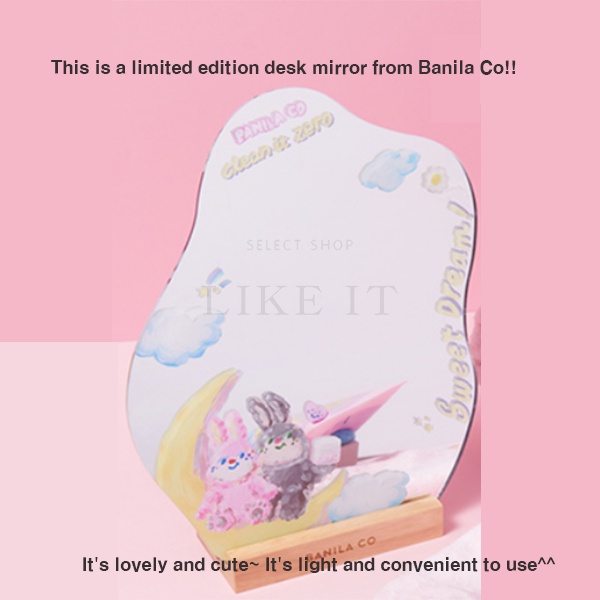 Gương Để Bàn Hình Sóng Biển Đáng Yêu Phiên Bản Giới Hạn Banila Co | Vận Chuyển Từ Hàn Quốc