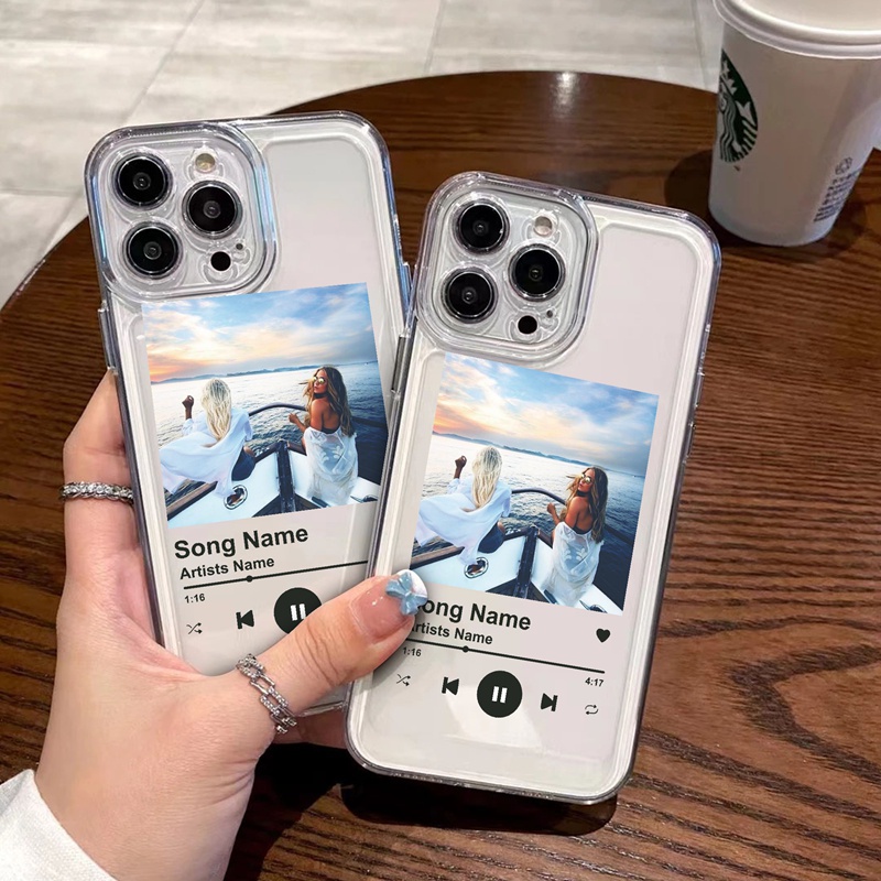 Suntaiho Ốp lưng iphone Ốp Điện Thoại hoa hướng dương/ bài hát thích hợp cho iPhone 11 Pro 13 Pro Max 14 12 Pro Max Xs Max XR 7 8 Plus