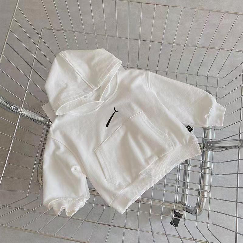Áo Sweater Có Mũ Trùm Phong Cách Hàn Quốc Thời Trang Xuân Thu Mới Cho Bé Trai Và Bé Gái