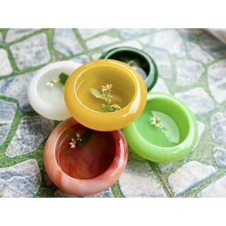 Bát nước minh đường tụ thủy, bát thả hoa thần tài đá ngọc - Đường kính 20cm