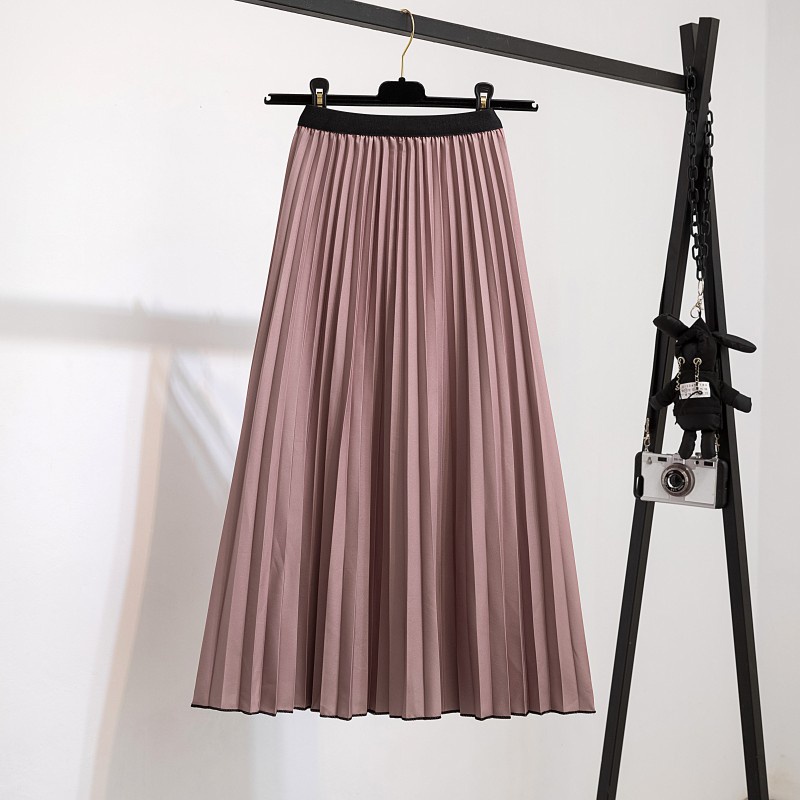 Chân Váy Xếp Ly Lưng Thun Co Giãn In Họa Tiết Phong Cách Bohemian Thời Trang Mới Cho Nữ