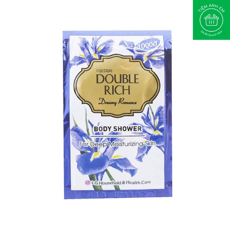 Dây sữa tắm Double Rich các hương hoa hồng Eva's Secret/ hương hoa iris/ hoa anh đào sáng da