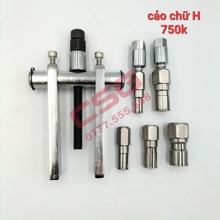 Bộ cảo bạc đạn vam vòng bi chữ h, giếng inox csg 100% vn