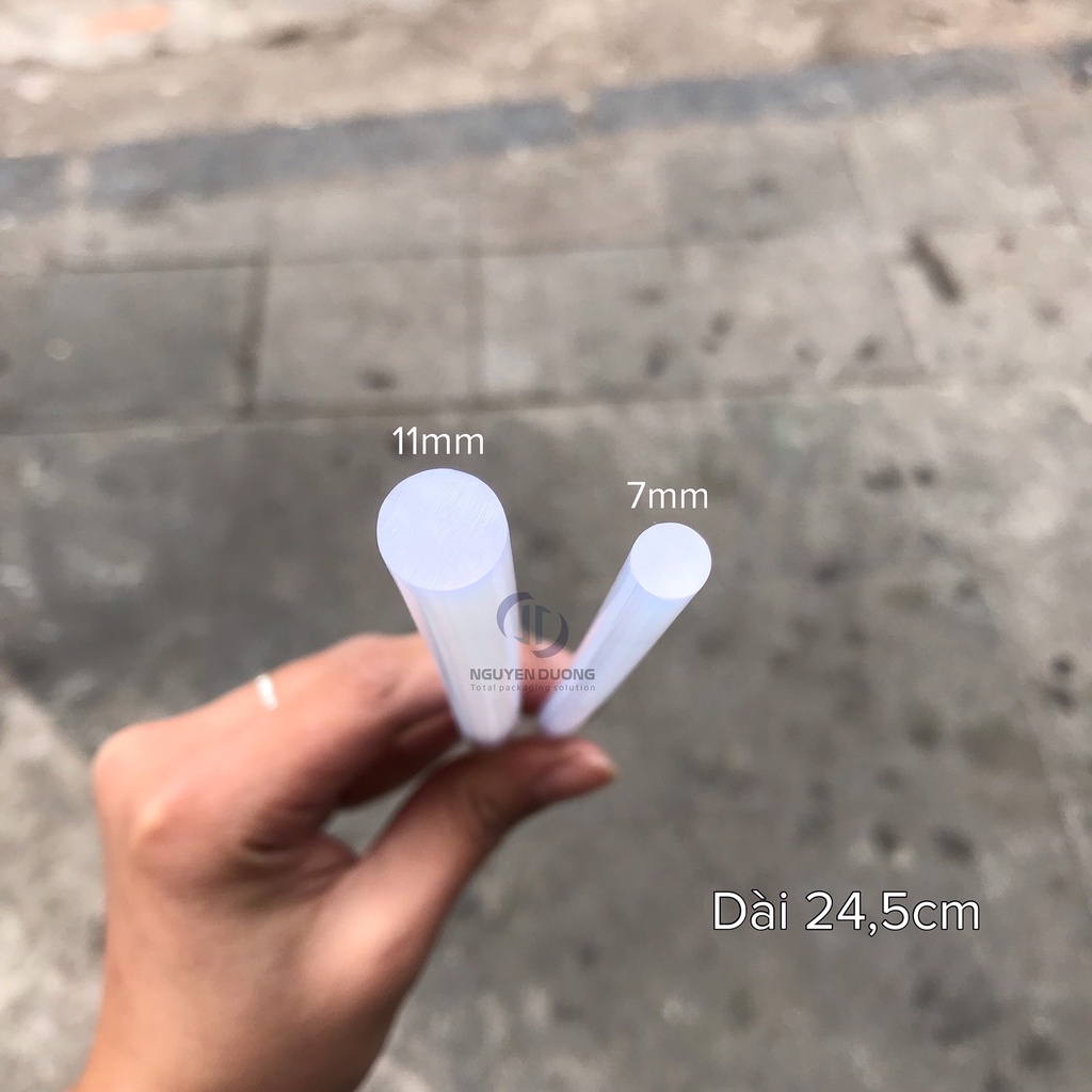 01 Cây Keo nến đường kính 7mm và 11mm