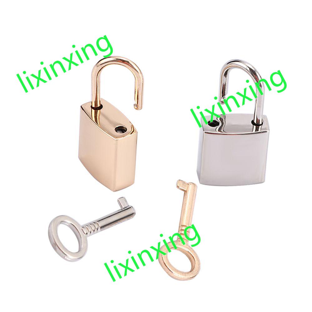 Hộp Đựng Trang Sức / Nhật Ký Mini Bằng Đồng Cứng Có Khóa Tiện Dụng