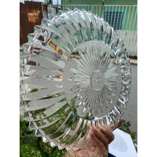 Dĩa thủy tinh mặt trời 30cm