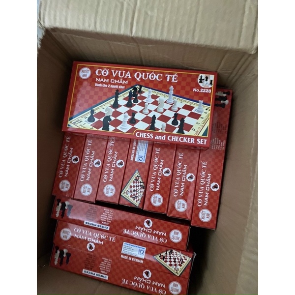 Bộ cờ vua quốc tế có nam châm cao cấp