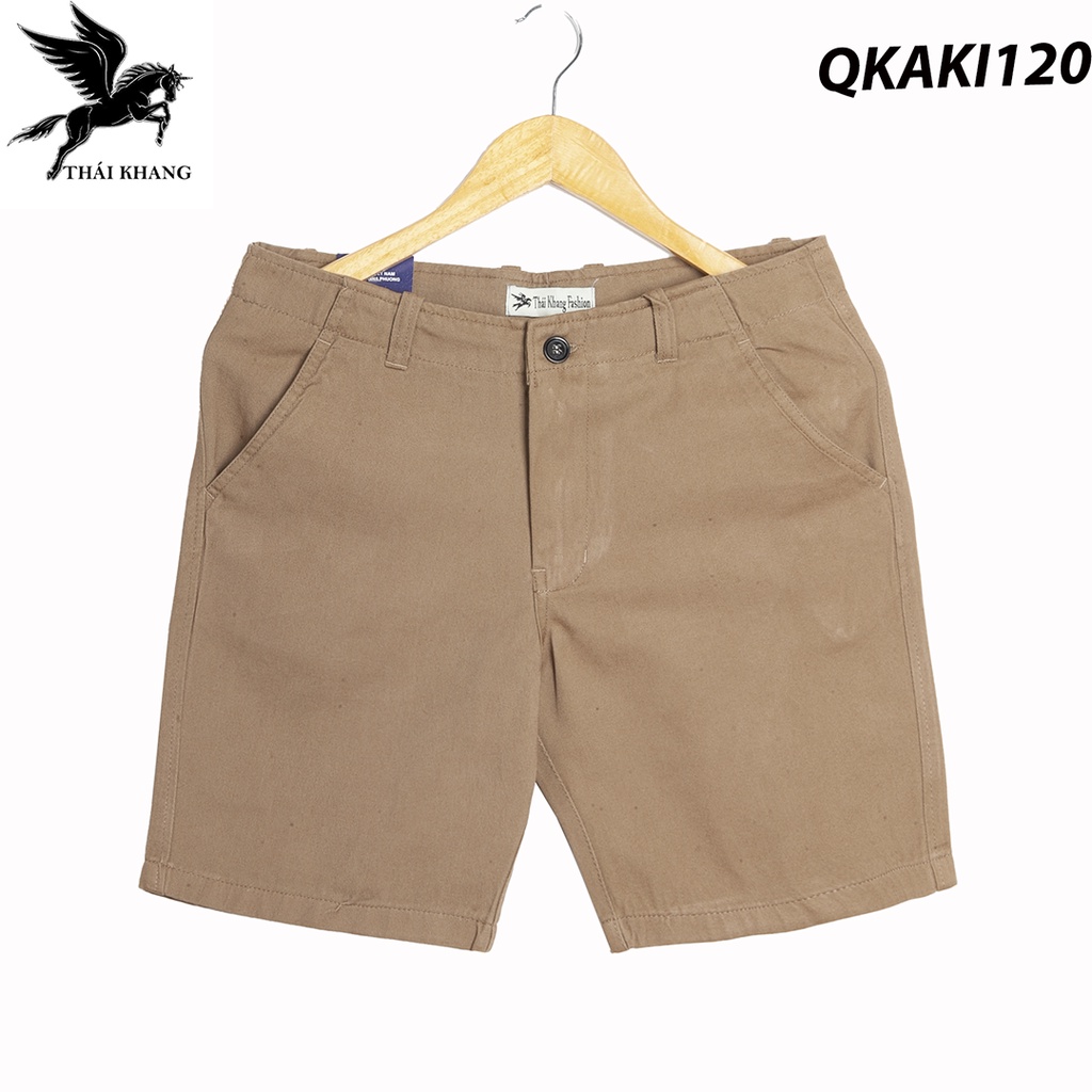 Quần short ngắn kaki nam THÁI KHANG vải kaki dày mềm QKAKI12