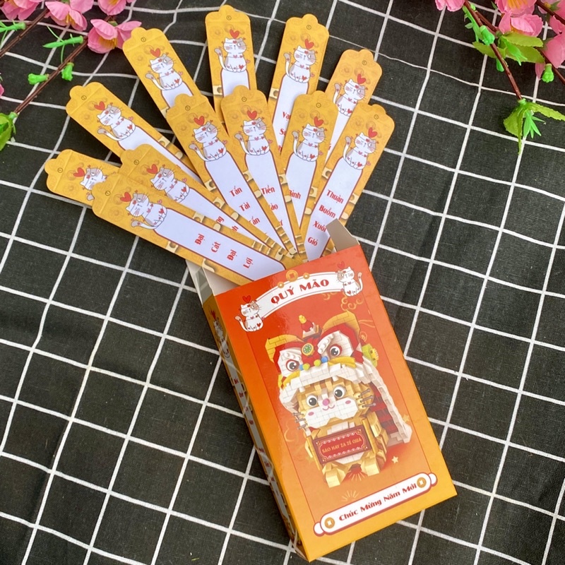 Lì Xì Gieo Quẻ 2023 Mèo Lego Hottrend- Shop Lan Anh Độc Quyền