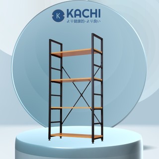 Kệ Gỗ Chân Sắt 4 Tầng Kachi MK244 (60 × 124CM)