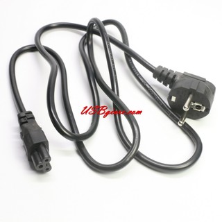  DÂY NGUỒN BÔNG MAI 3 CHÂN C5 PLUG CHÂN CẮM CHUẨN J I DÀI 1.5M DÂY TRÒN LOẠI TỐT 