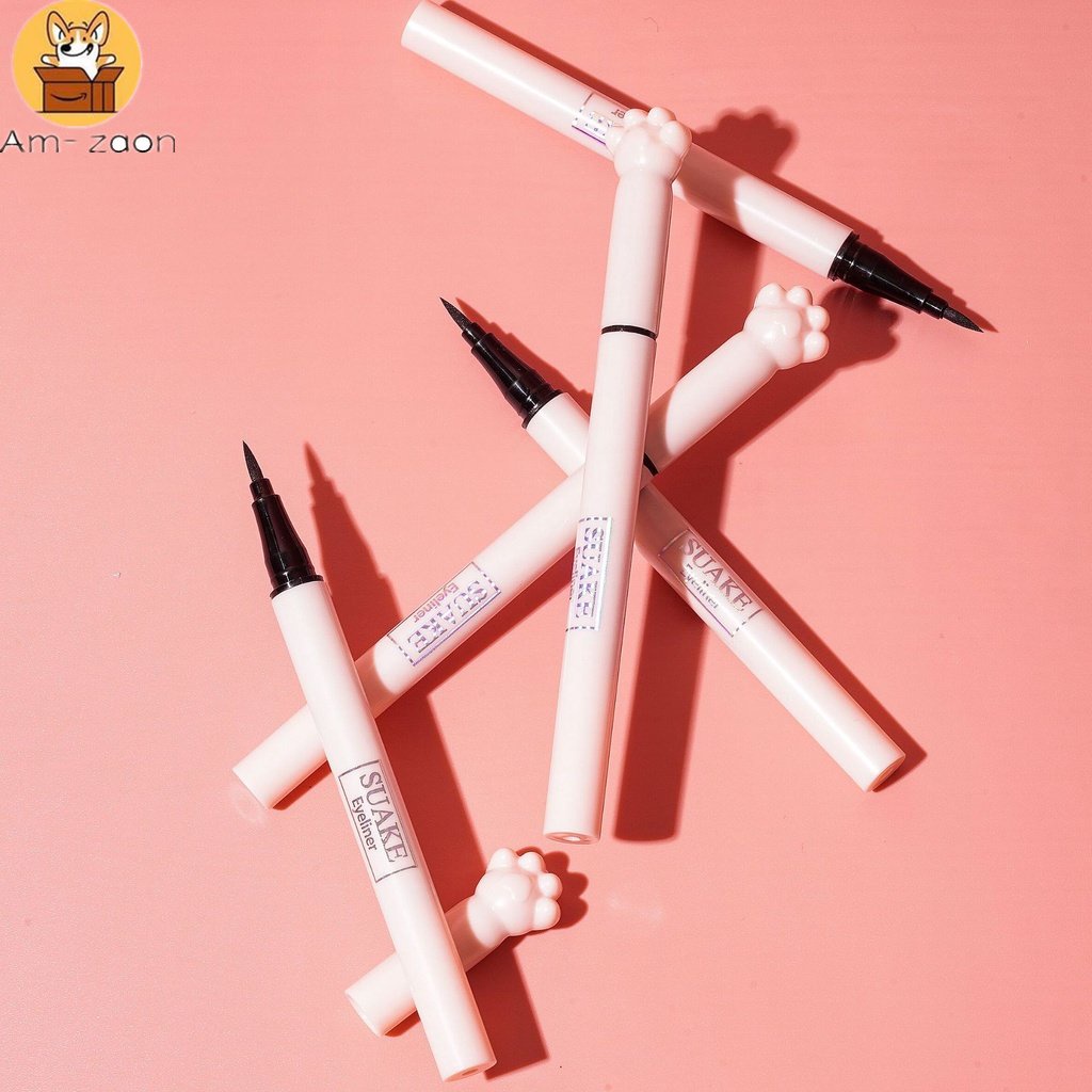 Bút Kẻ Mắt Dạng Lỏng Màu Đen Lâu Trôi Chống Thấm Nước Và Mồ Hôi Không Dễ Bị Nhòe Dành Cho Trang Điểm Làm Đẹp