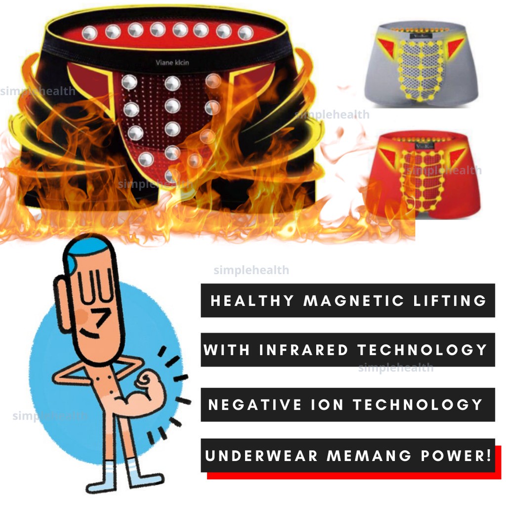 Quần Lót boxer Từ Tính 98 Nam Châm Mạnh Mẽ Cho Nam