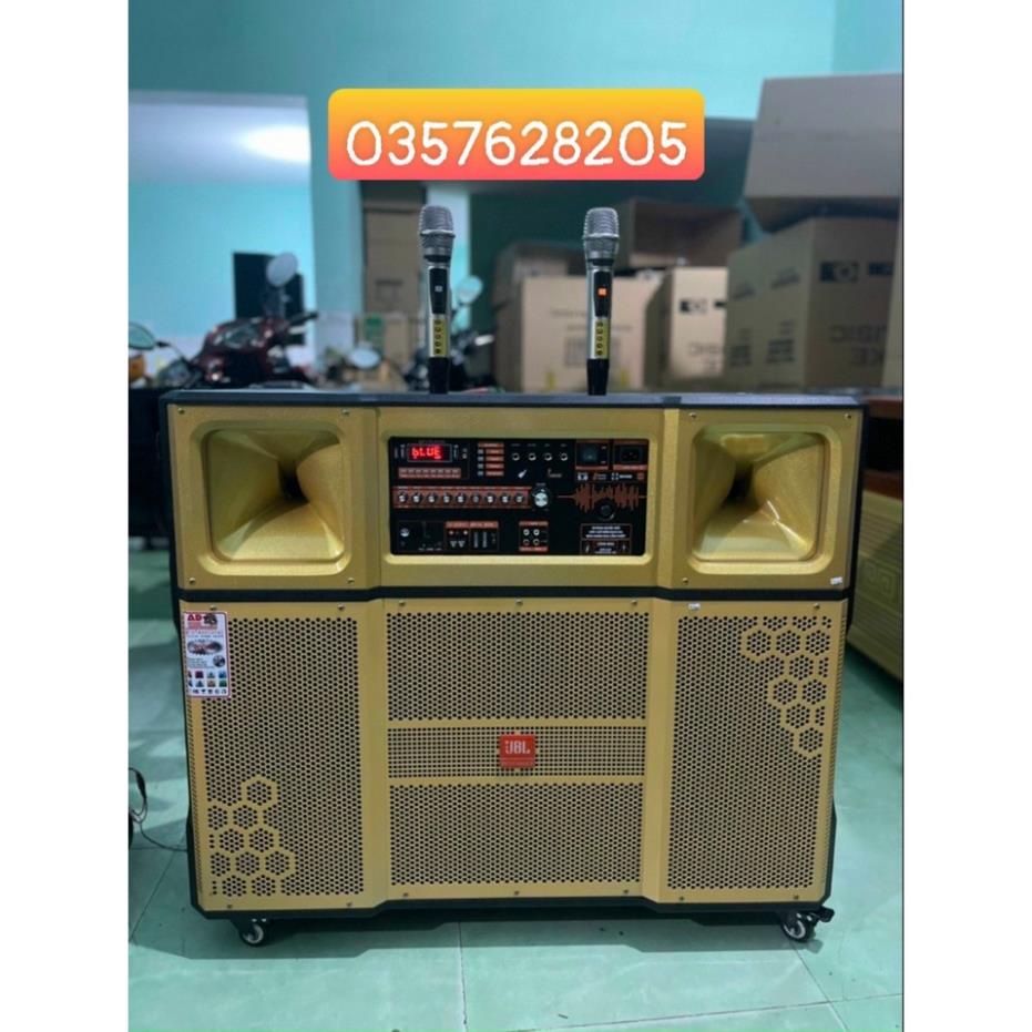 MT MAX Loa kéo di động MTMax BK22 - Dàn karaoke ngoài trời bass 4 tấc đôi ngang, 2 treble công suất cực lớn đến 6000W