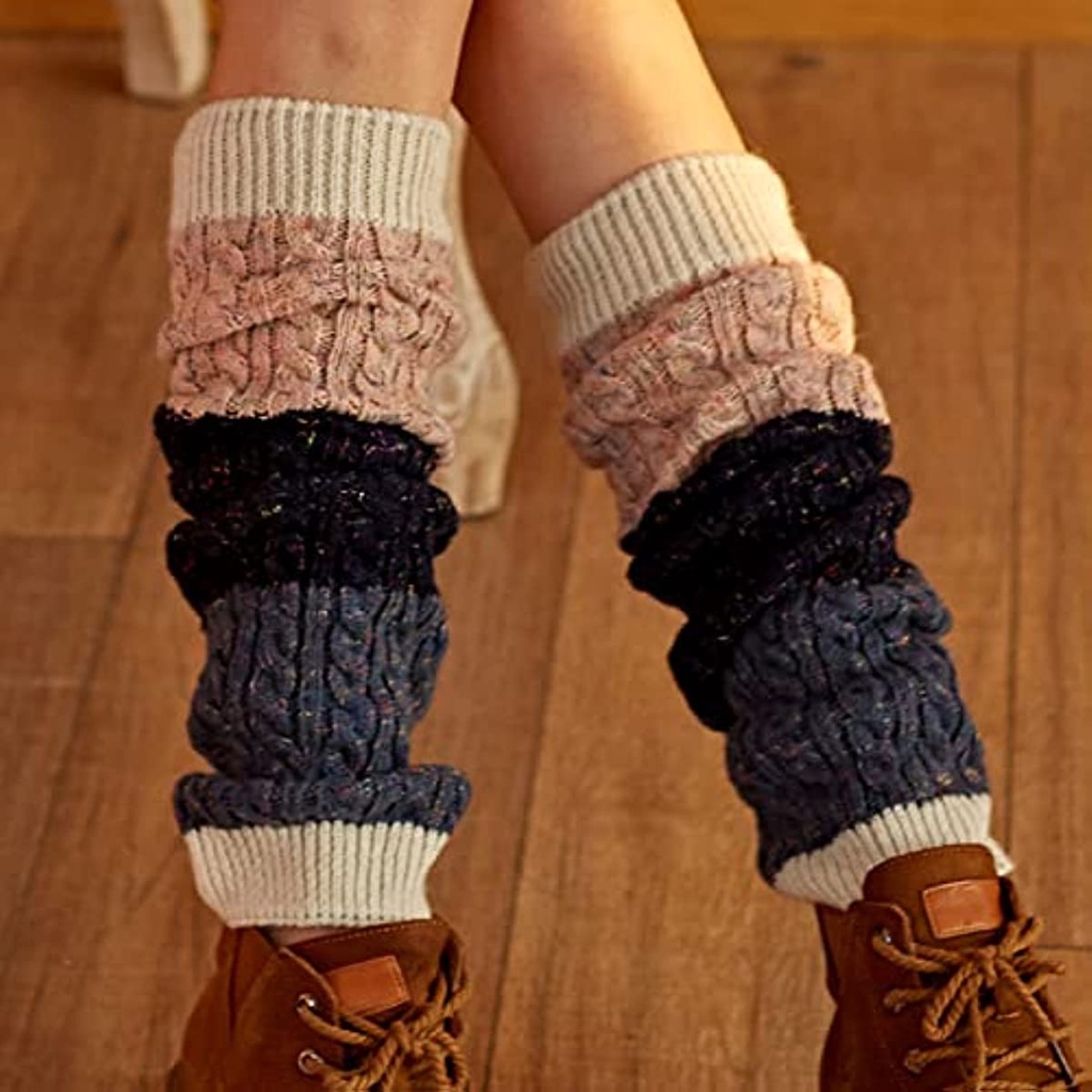 Set Vớ Ống Rộng Đan Len Ấm Áp Thời Trang Thu Đông Cho Nữ ruiyan
