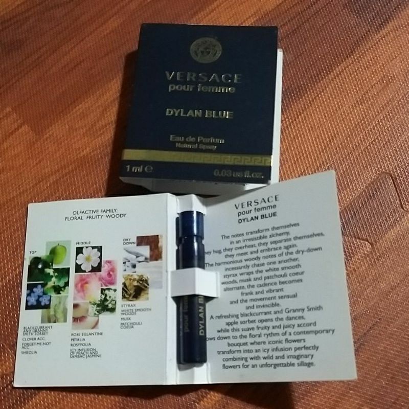 Vial Nước Hoa Versace Pour Femme Dylan Blue EDP 1ml