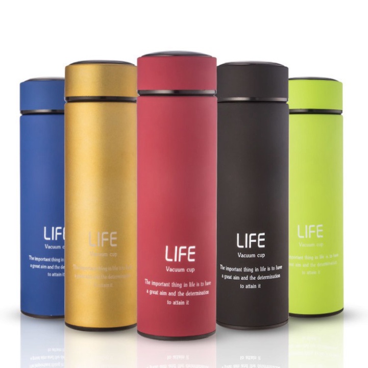 BÌNH GIỮ NHIỆT LIFE 500ML RUỘT INOX ĐỦ MÀU