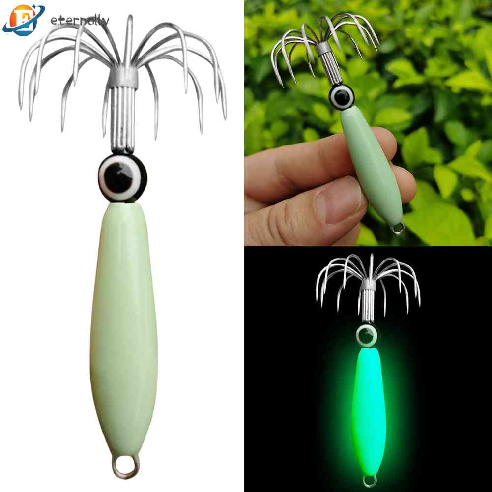 Mồi Giả Câu Cá Hình Mực Phát Quang