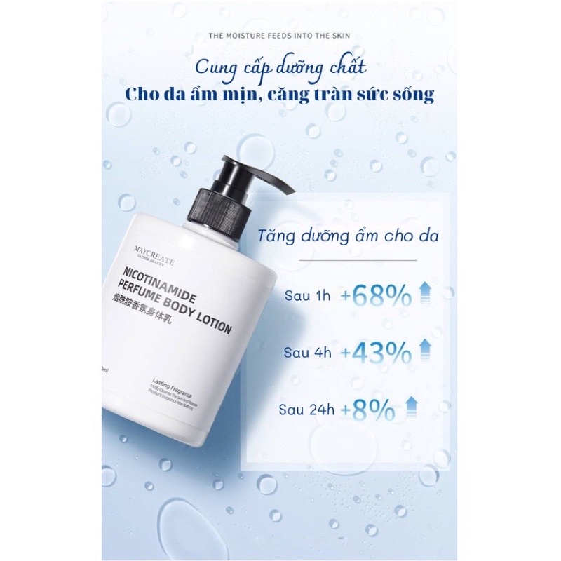 Combo Sữa tăm + Sữa dưỡng thể trăng da Niacinamide - Unisex 500ml