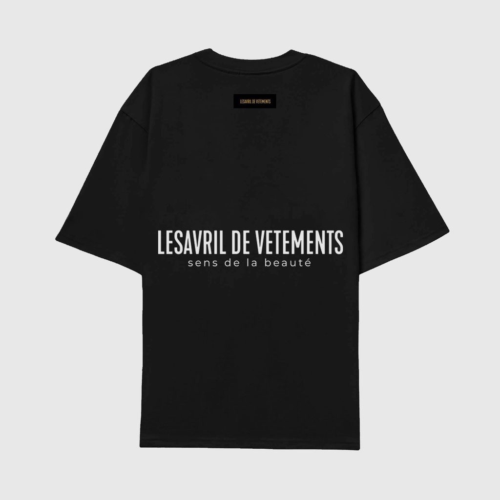 Áo thun Lesavril de Vetements SDLB Black