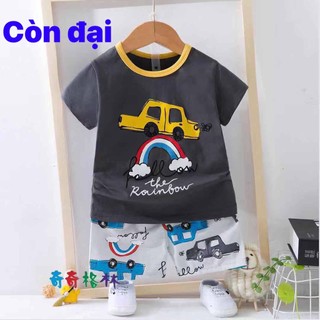 Bộ quần áo cộc tay bé trai size 6-16kg