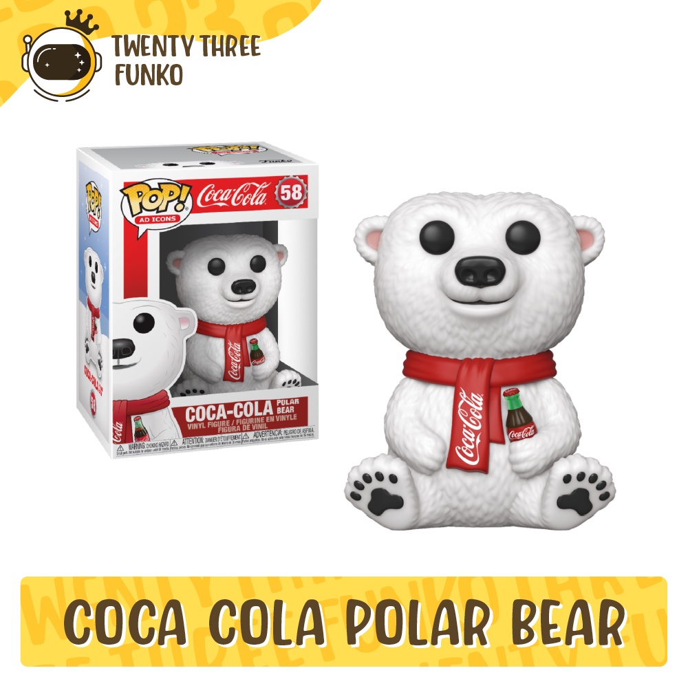 Mô hình Funko Pop • Polar Bear 58 • Coca Cola