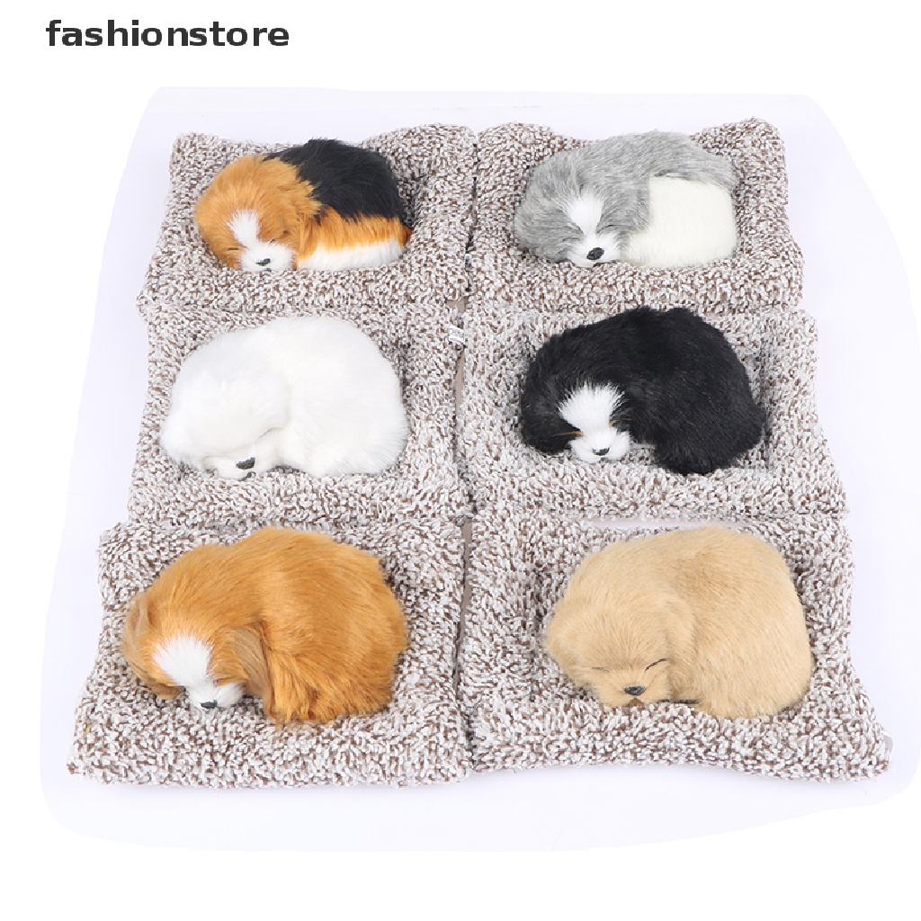 Đồ Chơi Thú Nhồi Bông Hình Chú Chó Nằm Ngủ Trên Xe Hơi