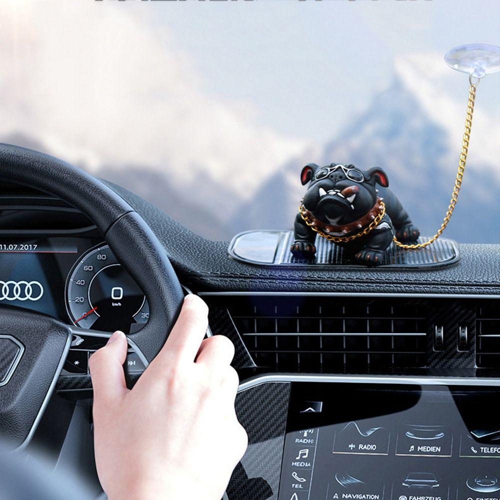 Dây Xích Hình Chó Bull Gắn Xe Hơi Nhỏ Gọn Dễ Sử Dụng Trang Trí Hòa Bình