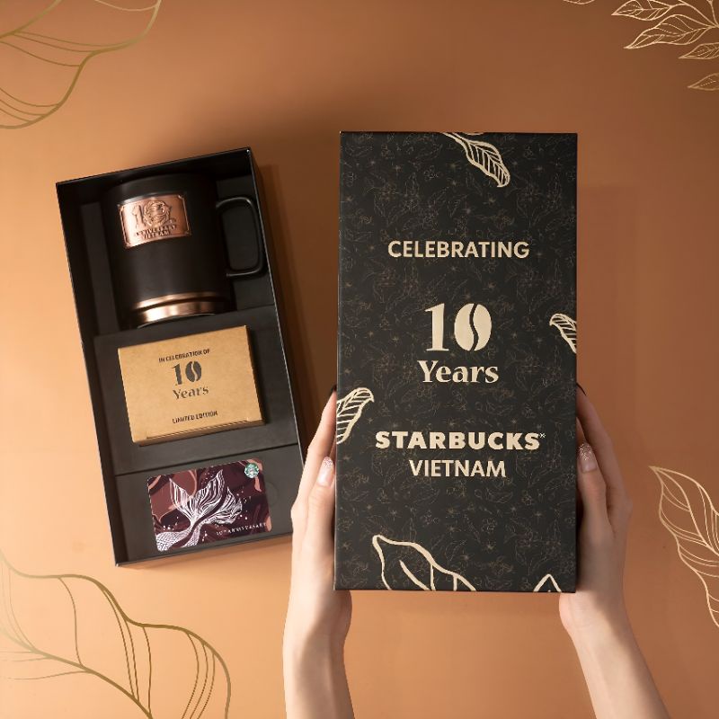 Hộp Quà Tặng 10 Năm Starbucks Chính Hãng 10th Anniversary Gift Set