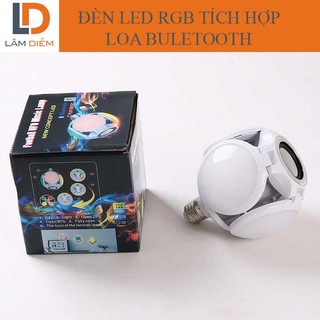 ĐÈN LED 4 CÁNH RGB TÍCH HỢP LOA BLUETOOTH 4.0 CQ9