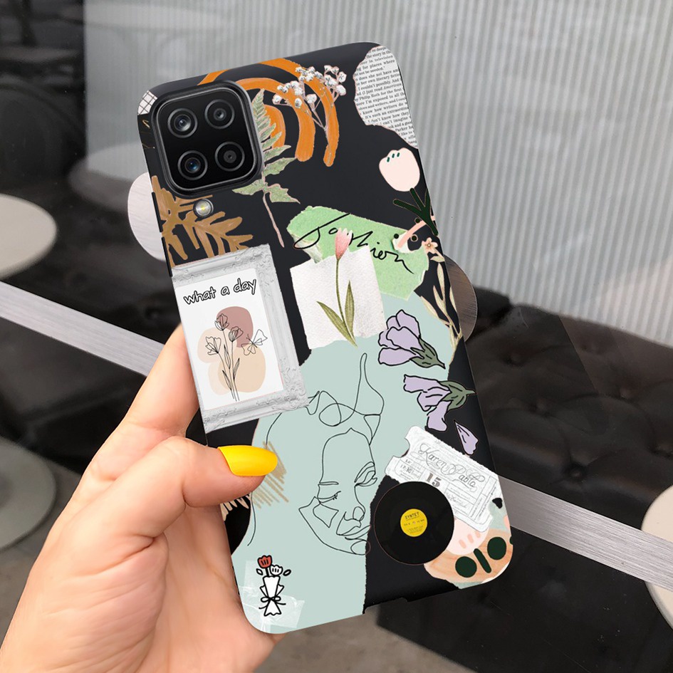 Ốp Điện Thoại TPU Dẻo Họa Tiết Hoạt Hình Màu Sắc Ngọt Ngào Xinh Xắn Cho Samsung Galaxy A12 SM-A125F Samsung M12 5G A 12 M 12