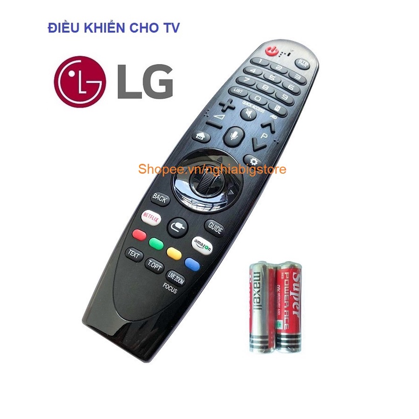 Remote Thay Thế Điều Khiển Tivi LG 2018 2017 2016 2015 WebOS Smart TV AN-MR600 AN-MR650 AN-MR650A AN-MR18BA (Không Nói)