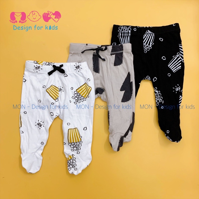 Quần liền tất đũng rộng  hàng xuất Min.nie vải cotton 100% cho bé
