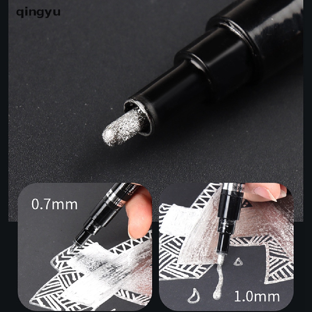 Bút Dạng Lỏng Hiệu Ứng Tráng Gương Màu Bạc Phản Quang Dùng Làm Đồ Thủ Công