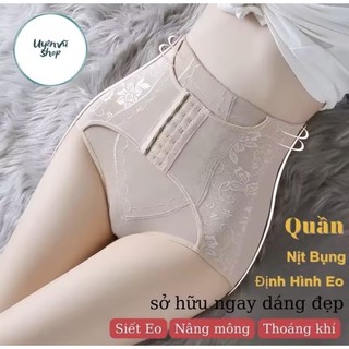 Quần lót gen bụng có đai cài cúc giảm vòng eo, quần gen định hình vòng eo